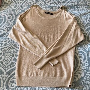 Tan/gold sweater